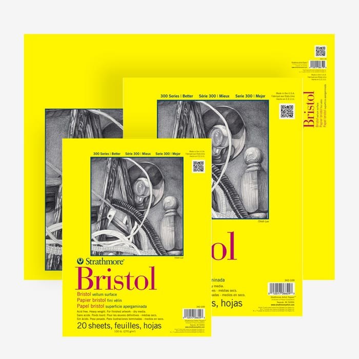 [DDT-044] Papel Bristol Vellum strathmore 48x30,5 cms