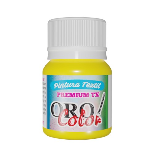 [DDT-061-01] Pintura para tela Oro Color (Amarillo limón)
