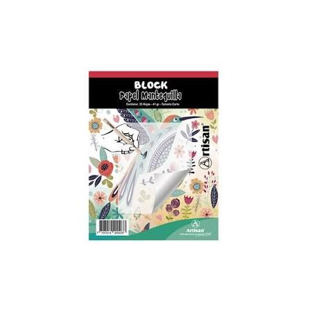[DDT-082] Block papel mantequilla tamaño carta