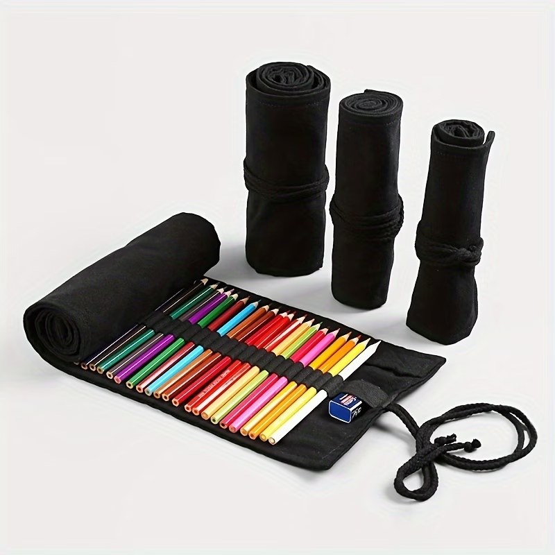[DDT-092-01] Estuche para lápices (Negro x48 ojales)